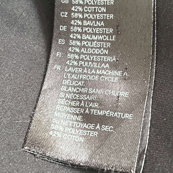 Pleated Short Skirt - Black with White Border - H&M - Picture 3 of 5